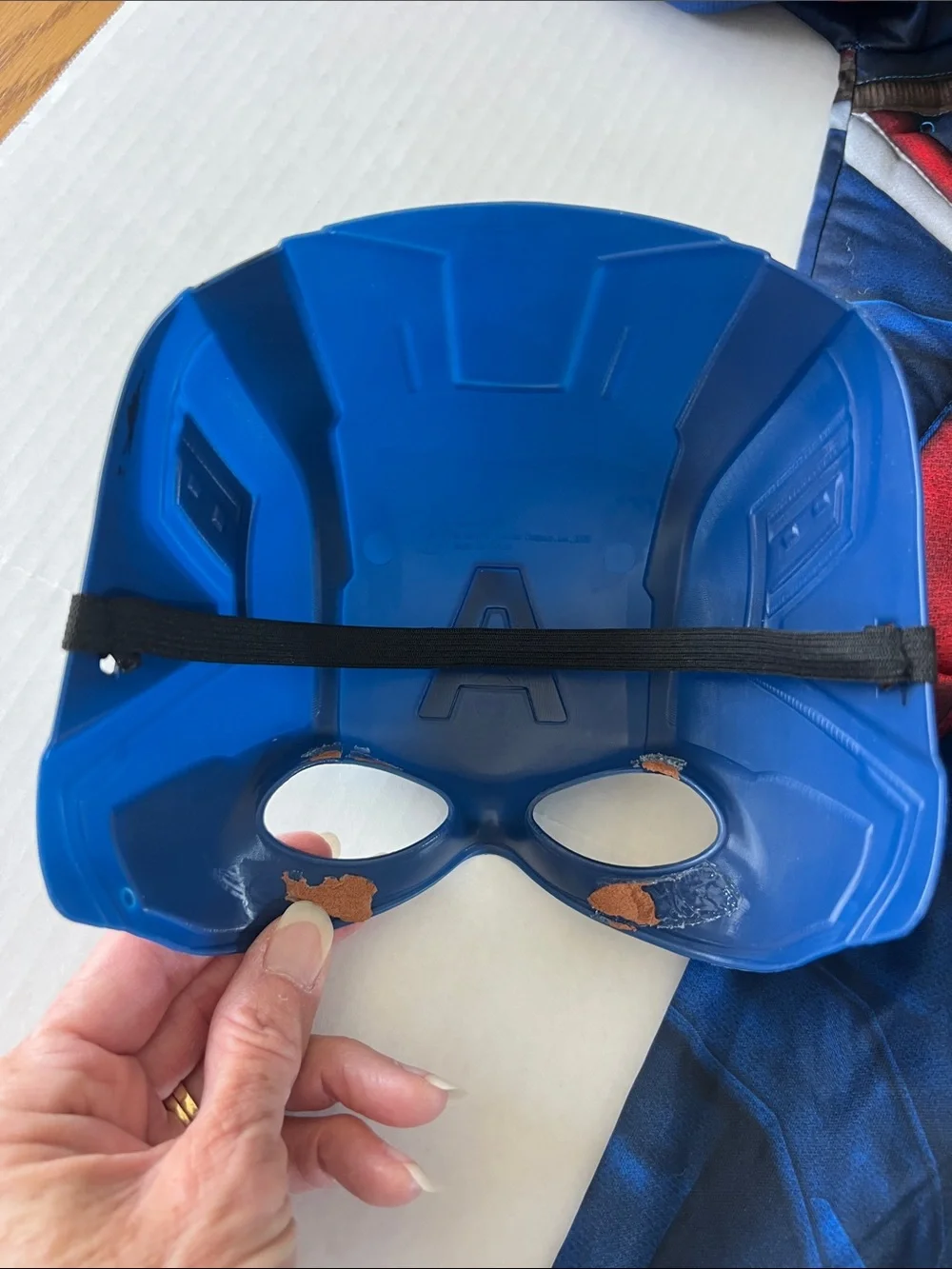 Captain America Superhero Costume with Mask by Rubies Kids Size M
